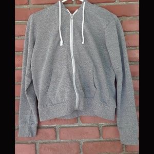 H&M|Divided|Gray Zip Up Hooded Jacket